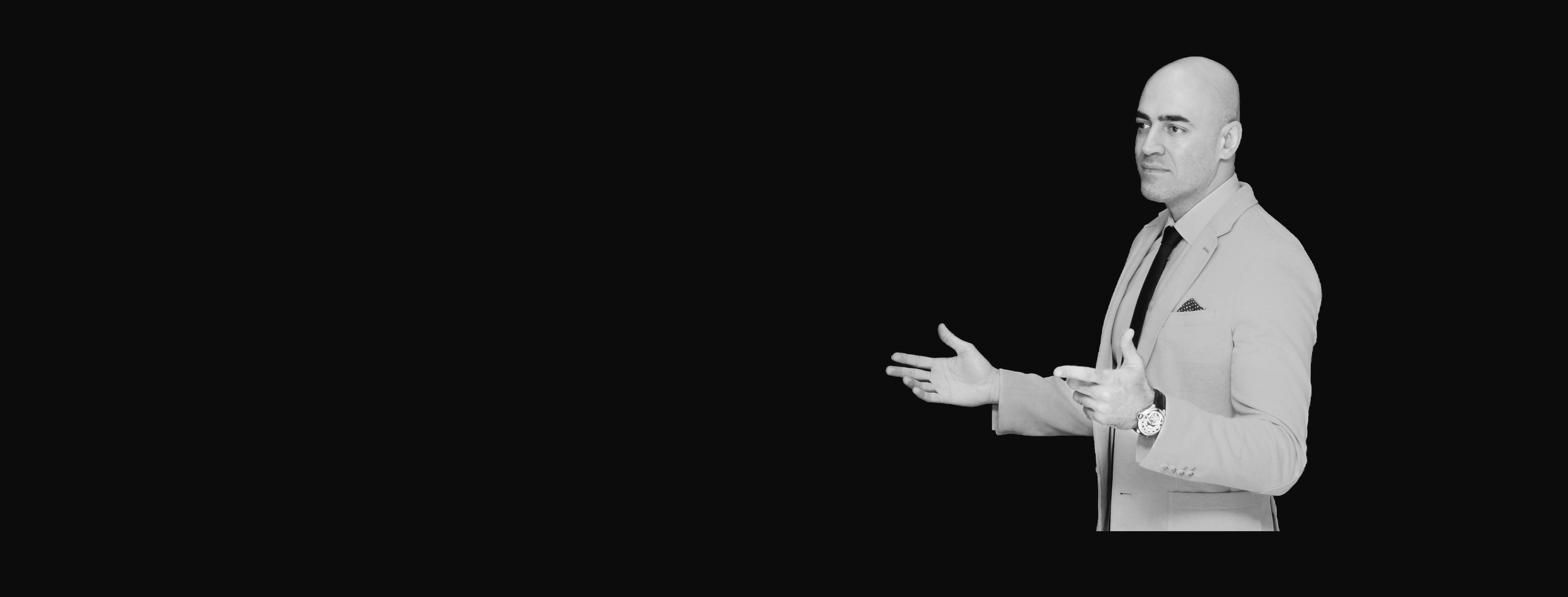 Ben Fahimnia giving a keynote