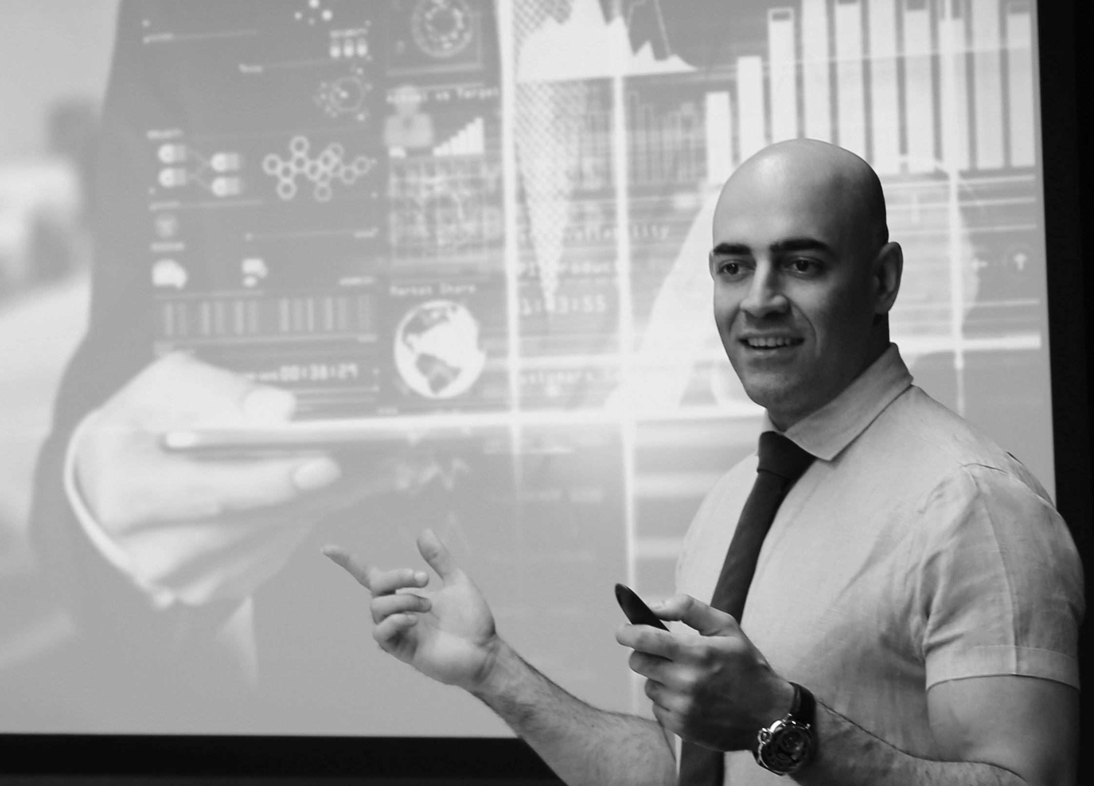 Ben with industry partners